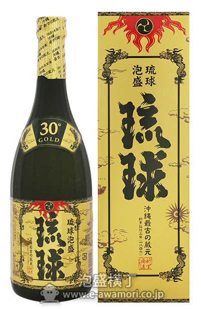 琉球ゴールド 箱付き 最高賞3年連続受賞 /新里酒造 株式会社：泡盛・古