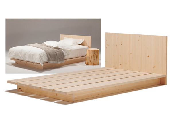 LAGUNA VERDE様】シモンズ ダブルベッドフレーム 四万十ヒノキ・香