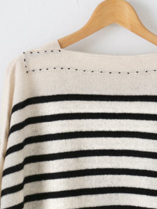 TOWAVASE バスクプルオーバー (ボートネック) 一本どり [mdm02-01] – CREER