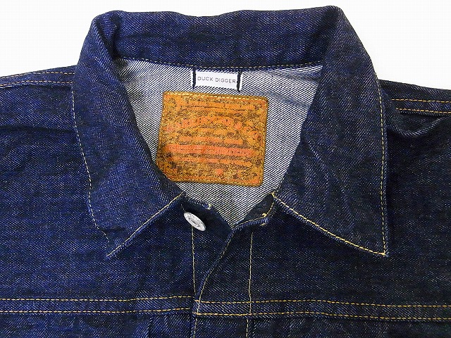 WAREHOUSE[ウエアハウス] デニムジャケット DD-2001 Tバックスタイル