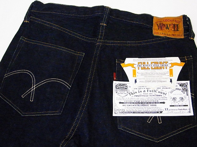 FULLCOUNT[フルカウント] ジーンズ WWII 大戦モデル 1100-14-03 WIDE