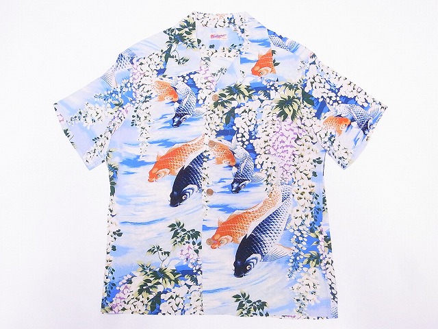 SUN SURF[サンサーフ] アロハシャツ SS38321 CARP 鯉 (ブルー) 商品