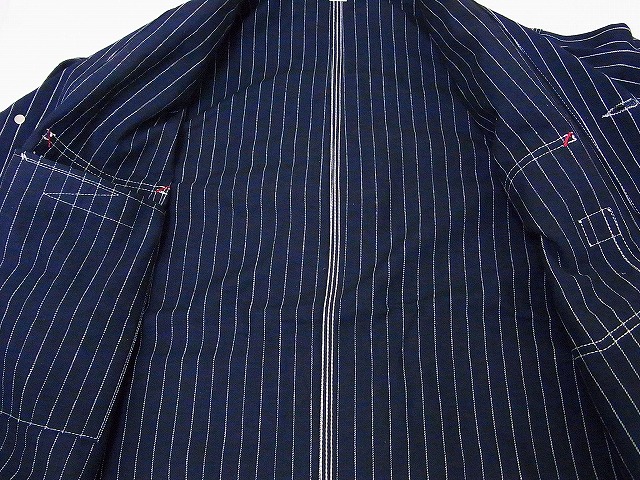 WAREHOUSE[ウエアハウス] カバーオール 2110 ストライプカバーオール