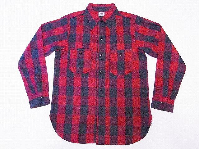 WAREHOUSE[ウエアハウス] ネルシャツ A柄 3104 ブロックチェック