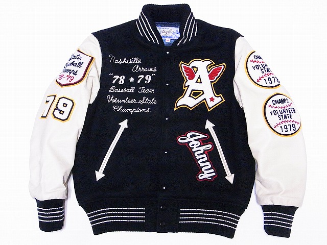 Whitesville[ホワイツビル] スタジャン ARROWS アワードジャケット