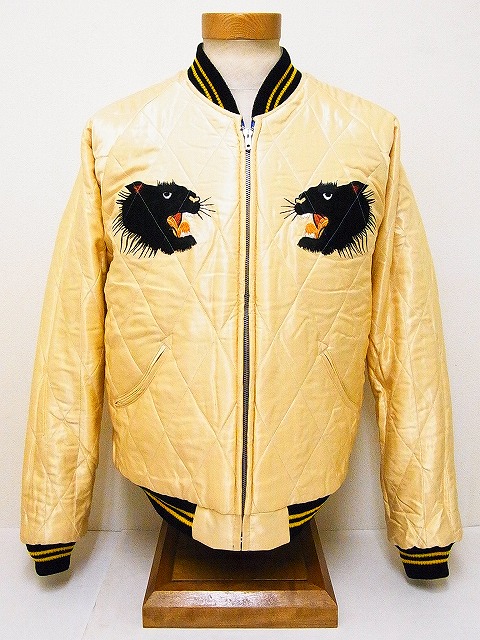 TAILOR TOYO[テーラー東洋] スカジャン キルト JAPAN MAP×BLACK TIGRT