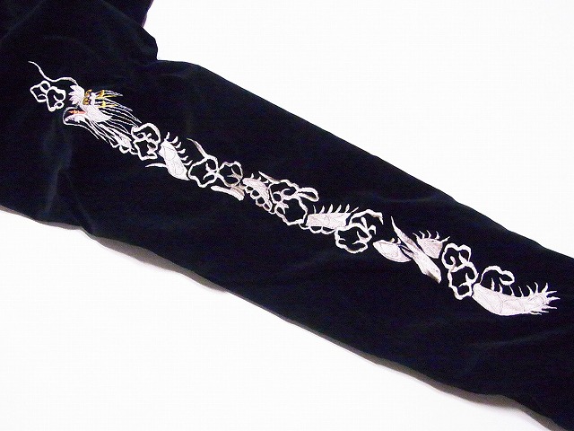 90s M品番 東洋エンタープライズ 別珍スカジャン スカル ドクロ L