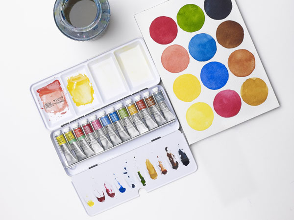 画材の専門店］e-画材.com ウィンザー＆ニュートン水彩絵具セット 18