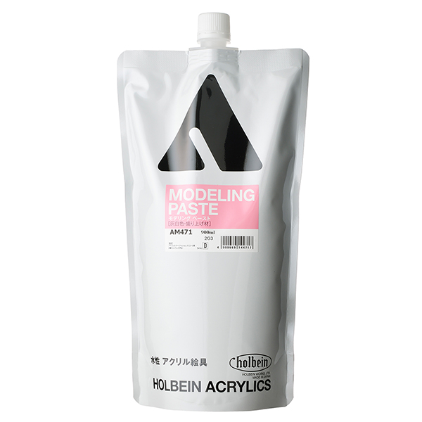 画材の専門店］e-画材.com モデリング ペースト (M471) 900ml スタンド