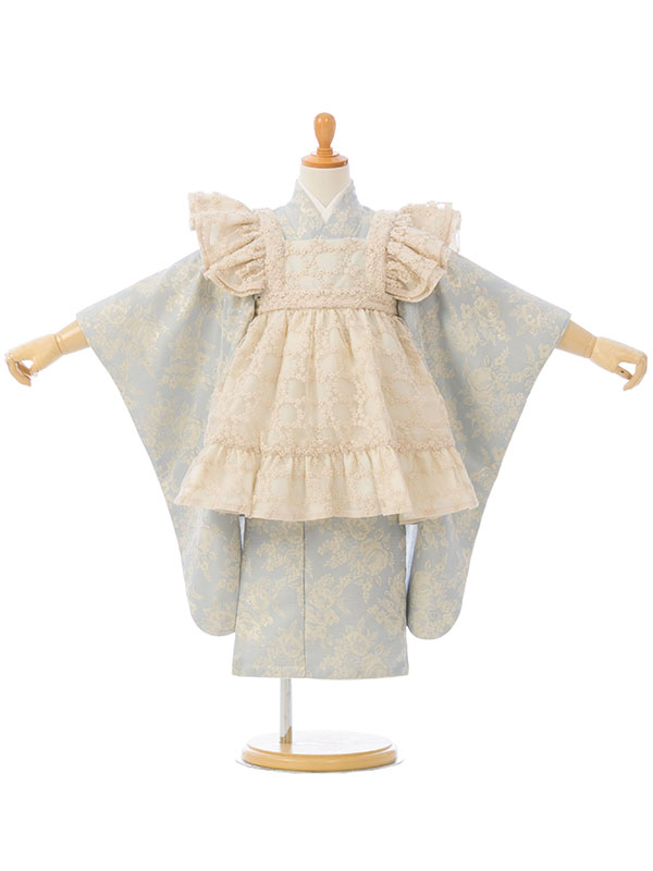 七五三|3歳女児|被布ｴﾌﾟﾛﾝ|上質|対応身長:90~100cm|#HAPH749｜全国宅配