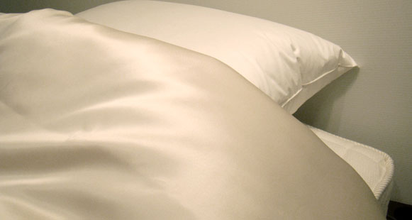 受注生産品）絹100％・シルクサテン シングルサイズ 掛け布団カバー