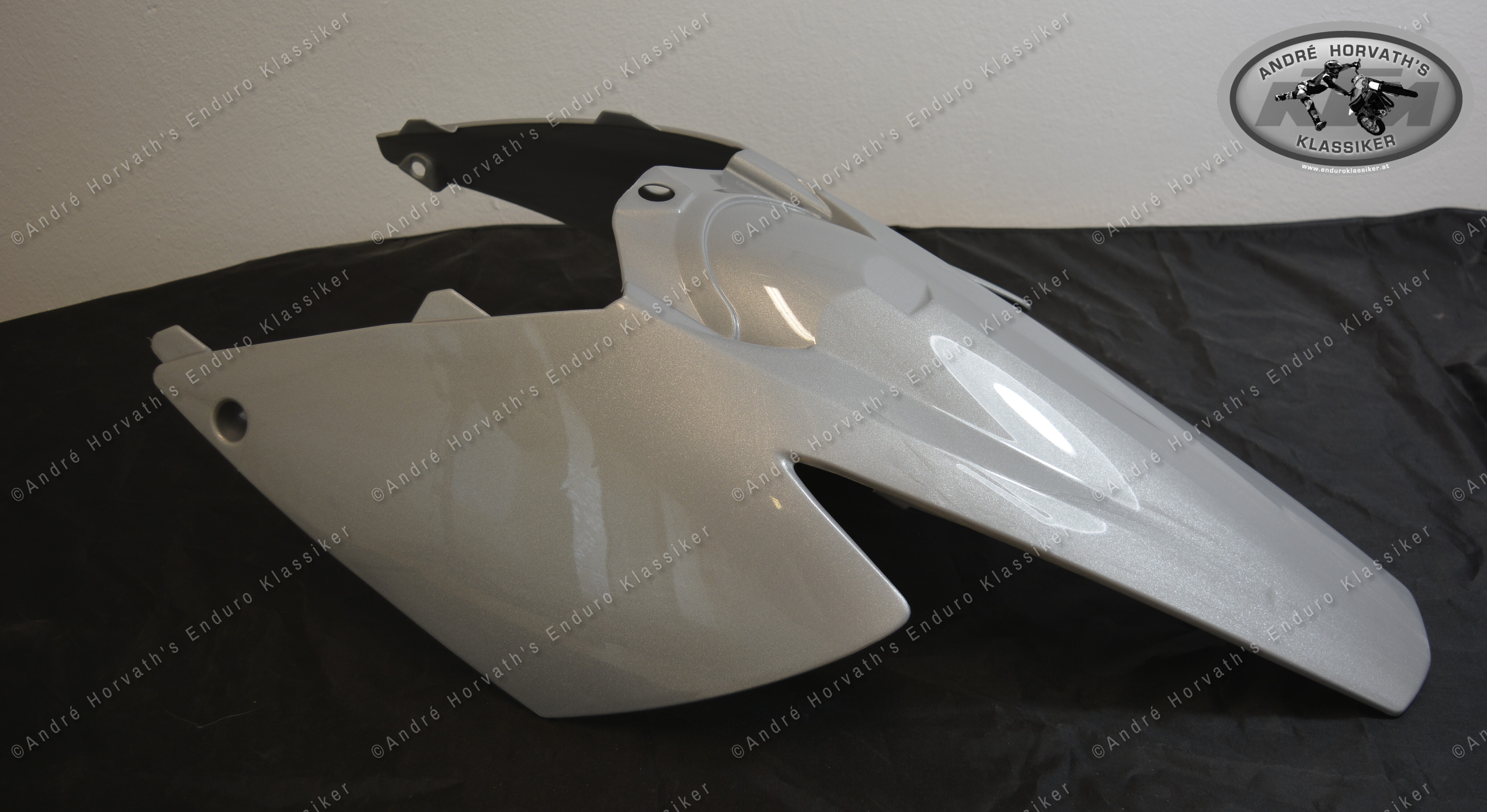 Rear Part / Rear Fender silver KTM EXC 2004 54808013100