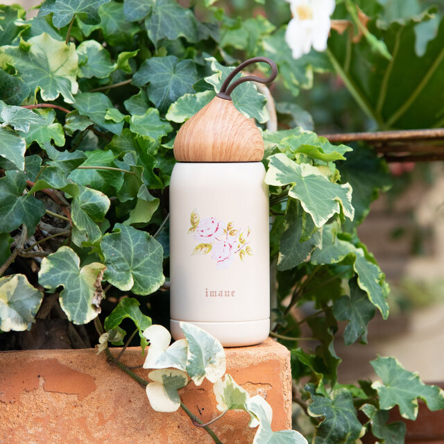 イマン】ダイアナローズ どんぐりボトル 280ml【薔薇の雑貨のアン