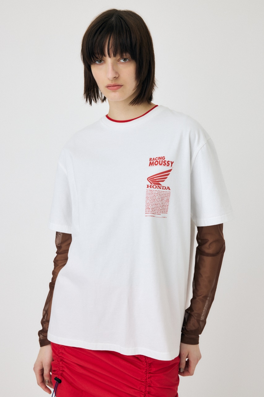 MOUSSY | HONDA RACING Tシャツ (Tシャツ・カットソー(半袖) ) |SHEL