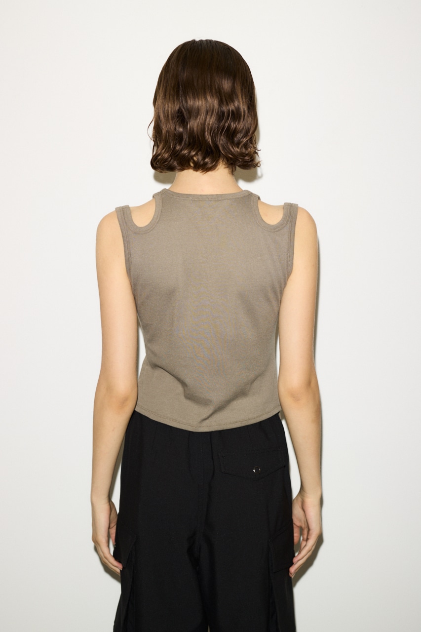 THROW by SLY | 【THROW】LAYERED HOLE TANK トップス (タンクトップ
