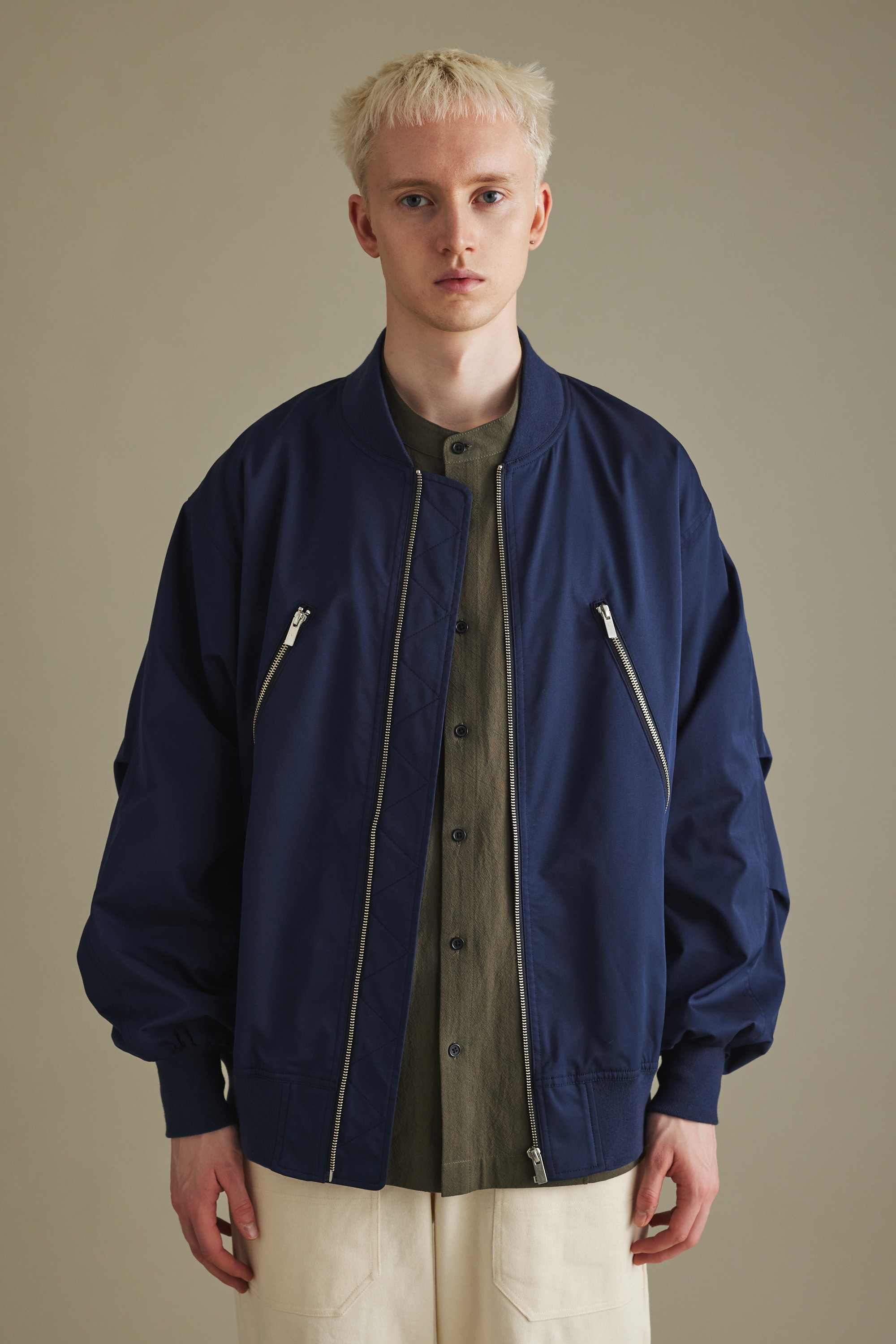 STYLEMIXER | ロングジップルーズMA-1 (ブルゾン ) |SHEL'TTER WEBSTORE