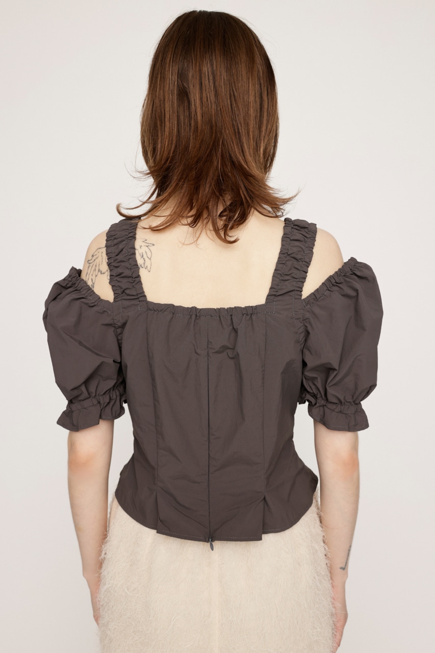 SLY | SHOULDER OPEN SQ PUFF トップス (シャツ・ブラウス ) |SHEL