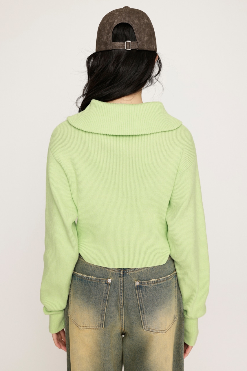 SLY | FRONT ZIP KNIT トップス (ニット ) |SHEL'TTER WEBSTORE