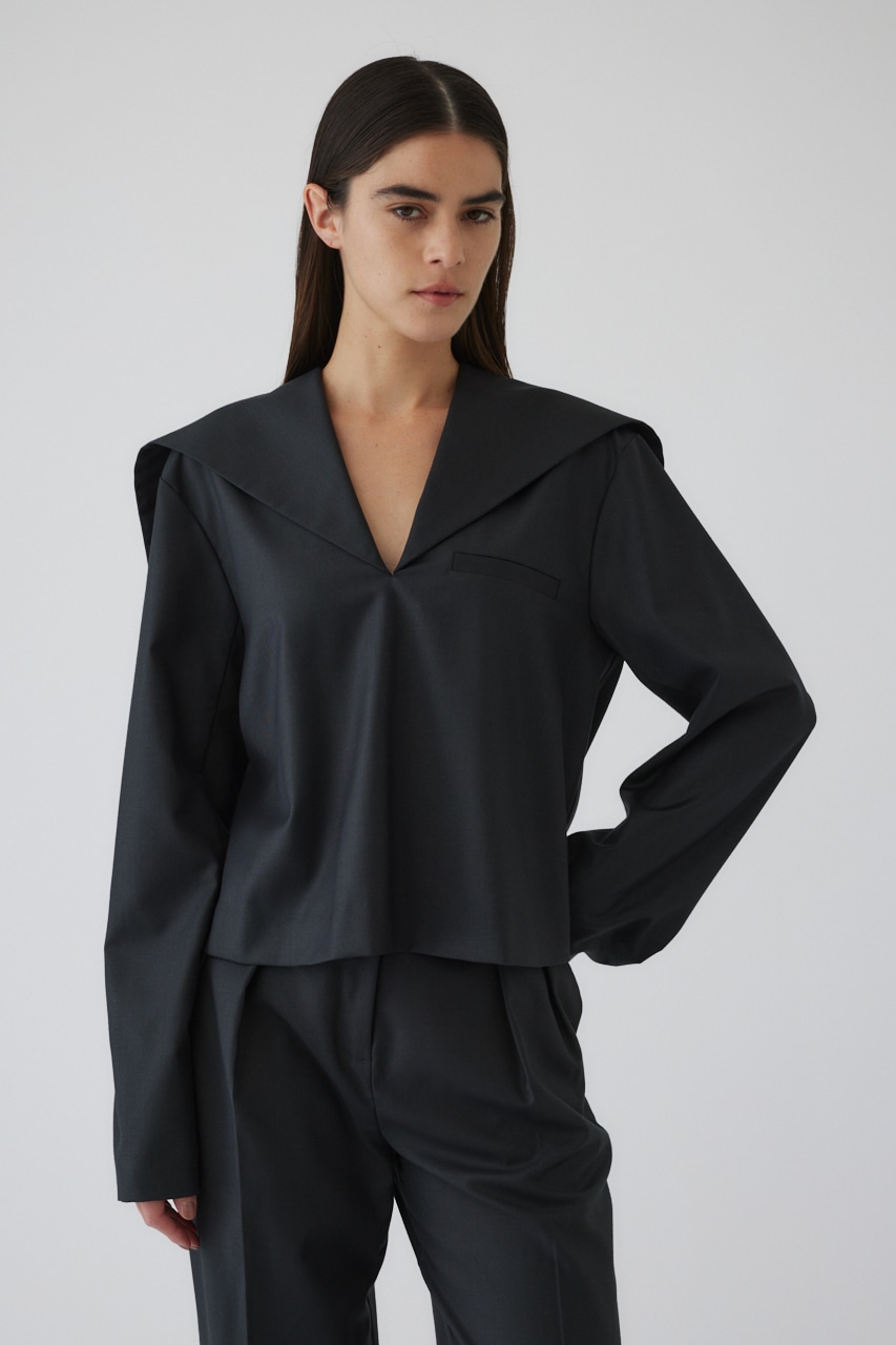 RIM.ARK | Sailor collar JK like tops (SHIRTS & BLOUSES ) |RIM.ARK