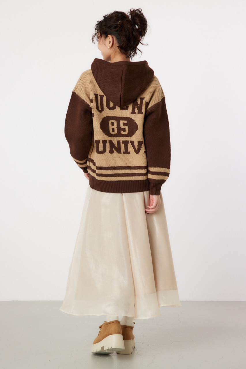 RODEO CROWNS WIDE BOWL | カレッジニットジップアップパーカー