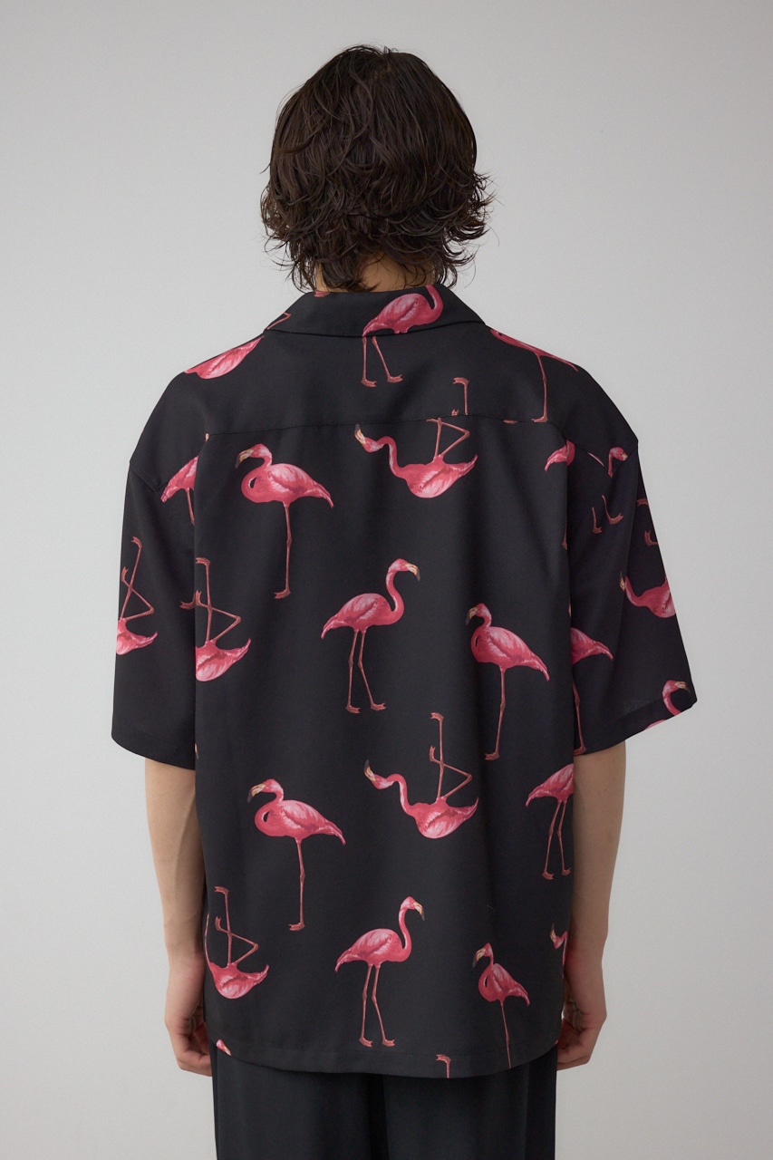 AZUL BY MOUSSY | フラミンゴアロハシャツ (シャツ・ブラウス ) |SHEL