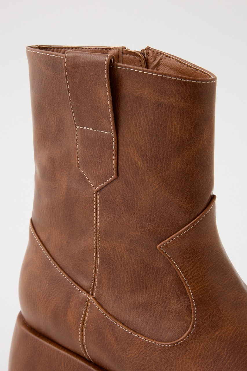 RODEO CROWNS WIDE BOWL | プラットフォームウエスタンブーツ (ブーツ