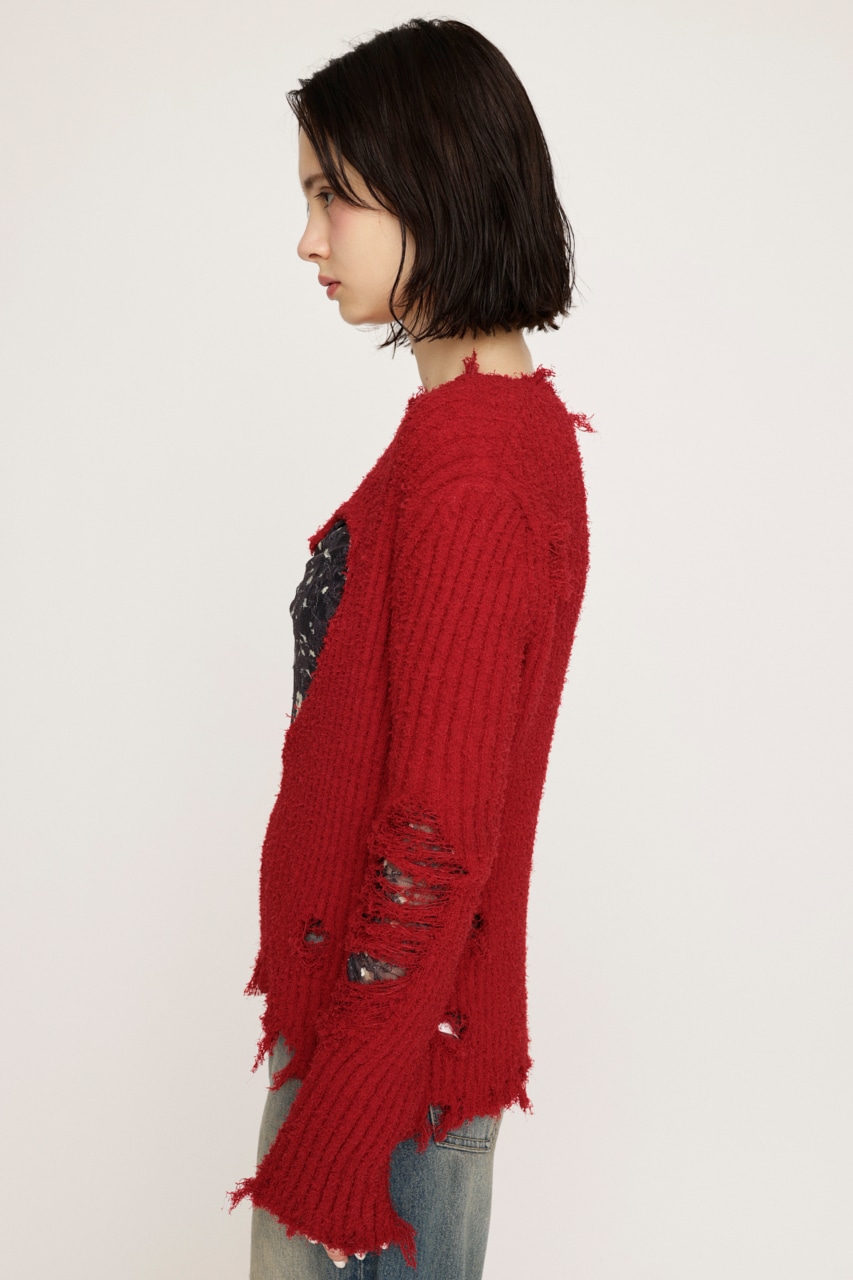 SLY | HEART HOLE 2WAY CRUSH トップス (ニット ) |SHEL'TTER WEBSTORE