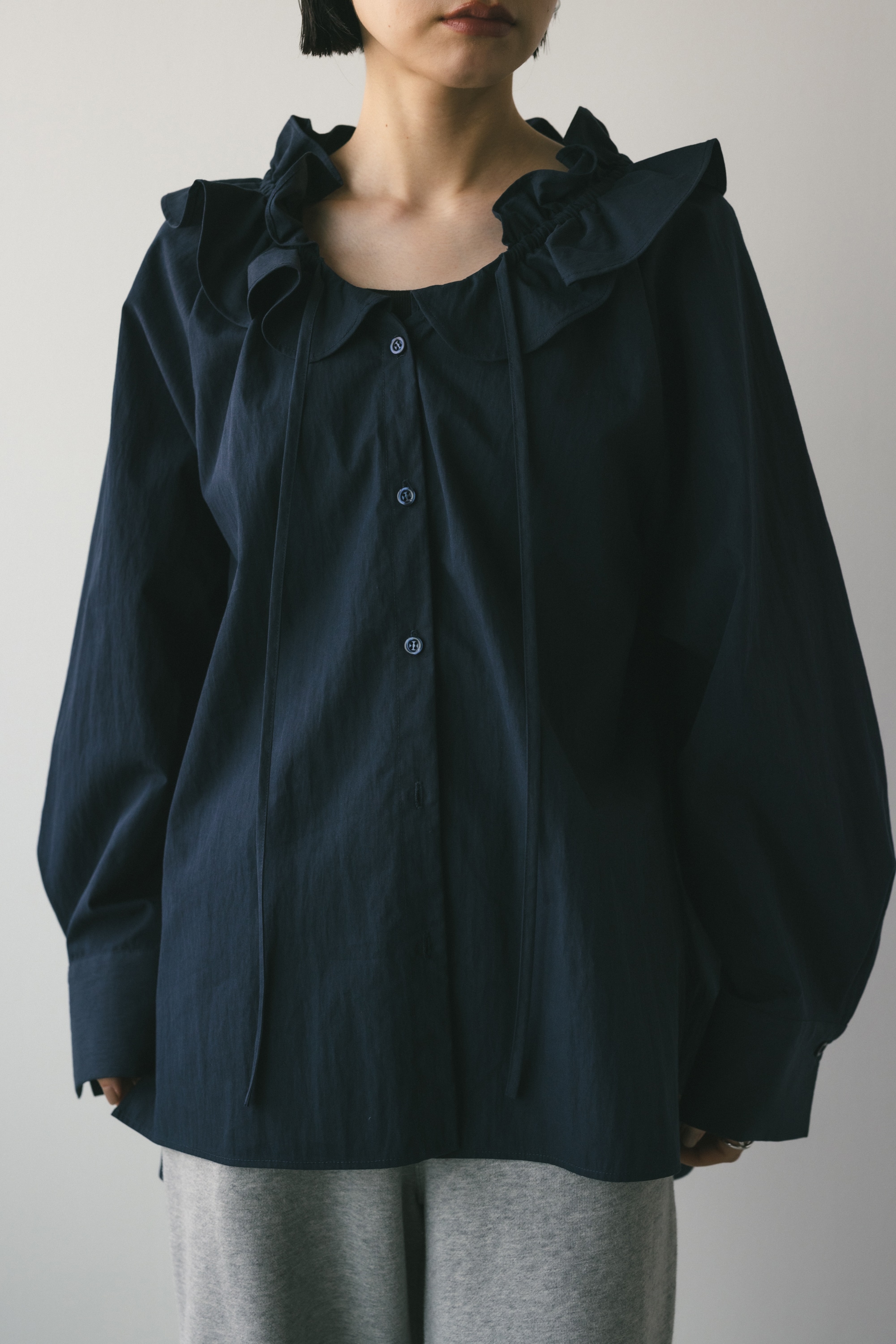 STYLEMIXER | フリルカラーブラウス (シャツ・ブラウス ) |SHEL'TTER