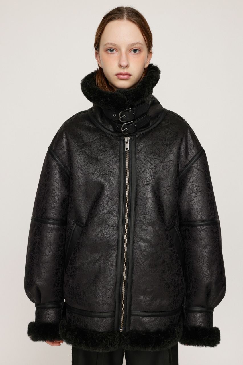 SLY | VINTAGE FAUX SHEARLING ジャケット (ブルゾン ) |SHEL'TTER