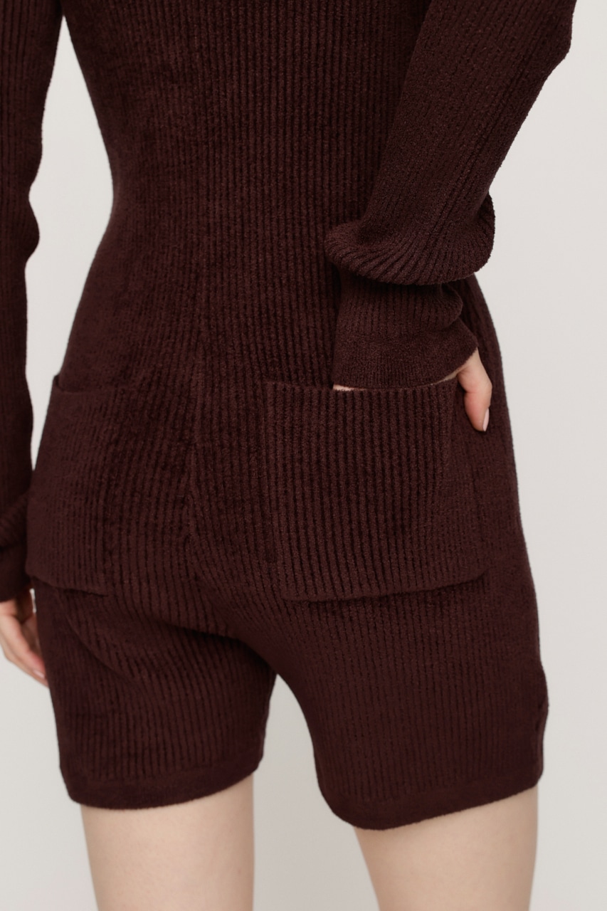 SLY | FRONT ZIP MOLE YARN ロンパース (オールインワン ) |SHEL'TTER