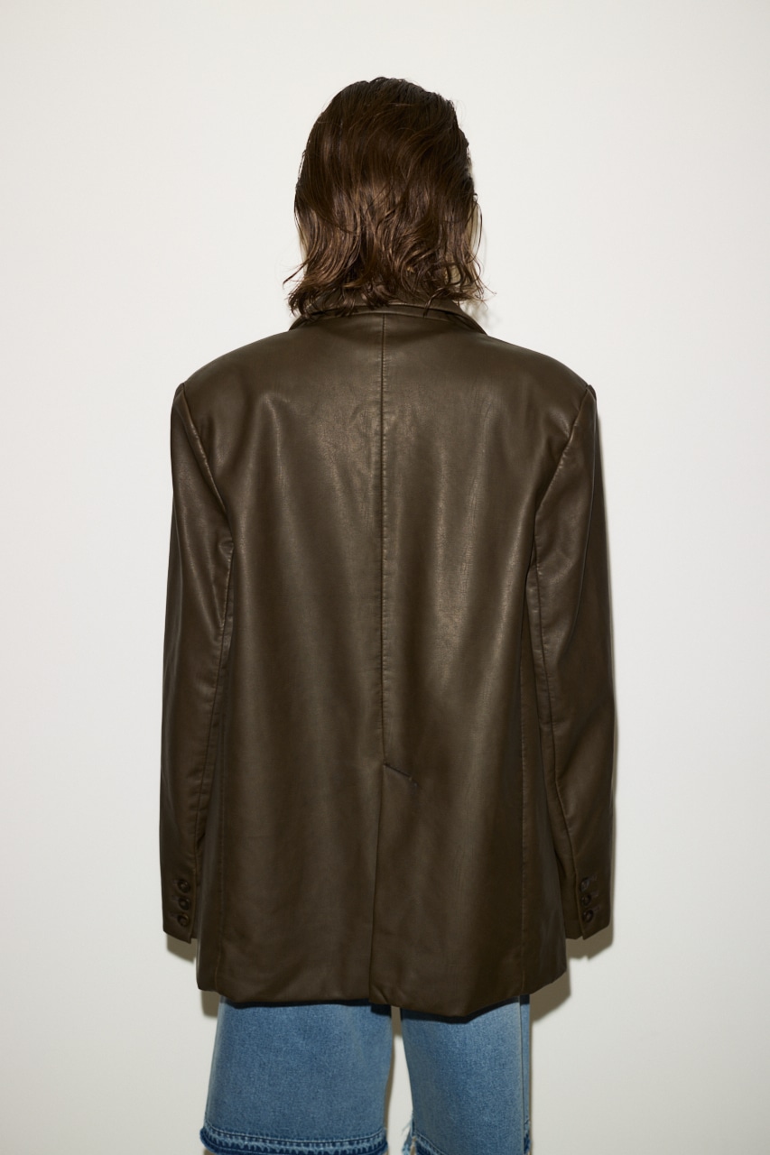 THROW by SLY | 【THROW】F／LEATHER BOXY ジャケット (ジャケット