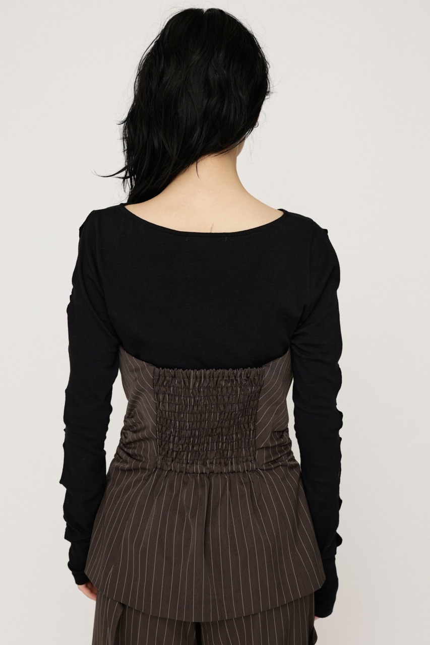 SLY | ASYMMETRY MANISH BUSTIER (キャミソール ) |SHEL'TTER WEBSTORE