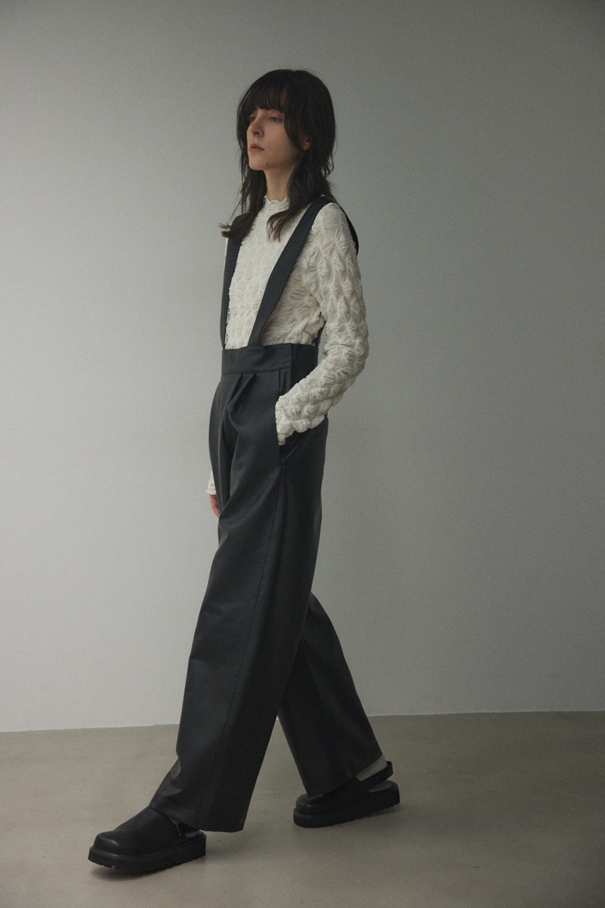 BLACK BY MOUSSY | fake leather pants (パンツ ) |SHEL'TTER WEBSTORE