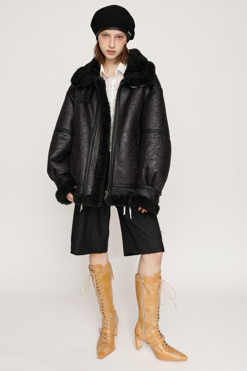 SLY | VINTAGE FAUX SHEARLING ジャケット (ブルゾン ) |SHEL'TTER