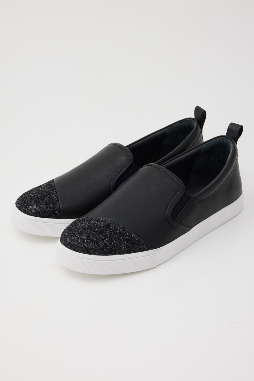 STACCATO | グリッターコンビスリッポン (スリッポン・フラット