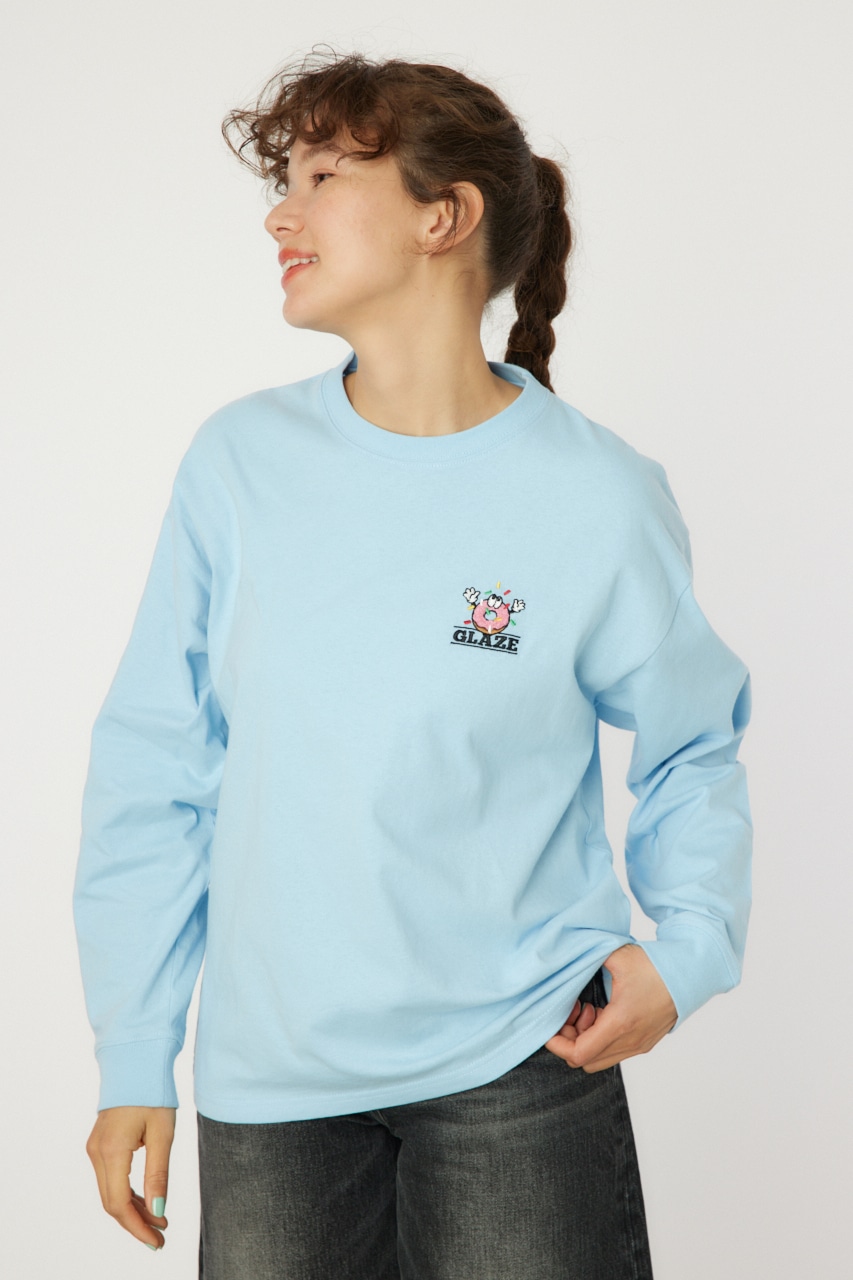 RODEO CROWNS WIDE BOWL | 【UNISEX】アソートワンポイント刺繍ロングT