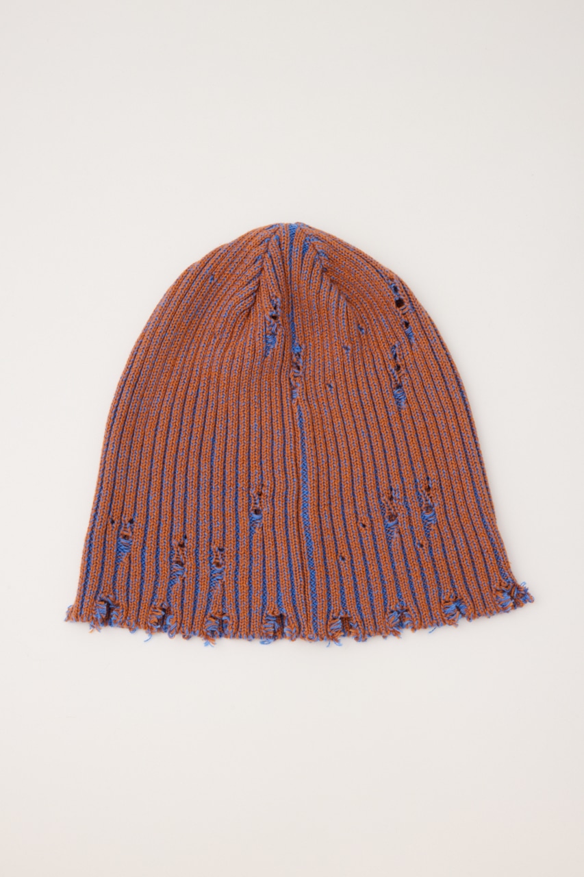 RODEO CROWNS WIDE BOWL | MIXダメージニットビーニー (帽子 ) |SHEL