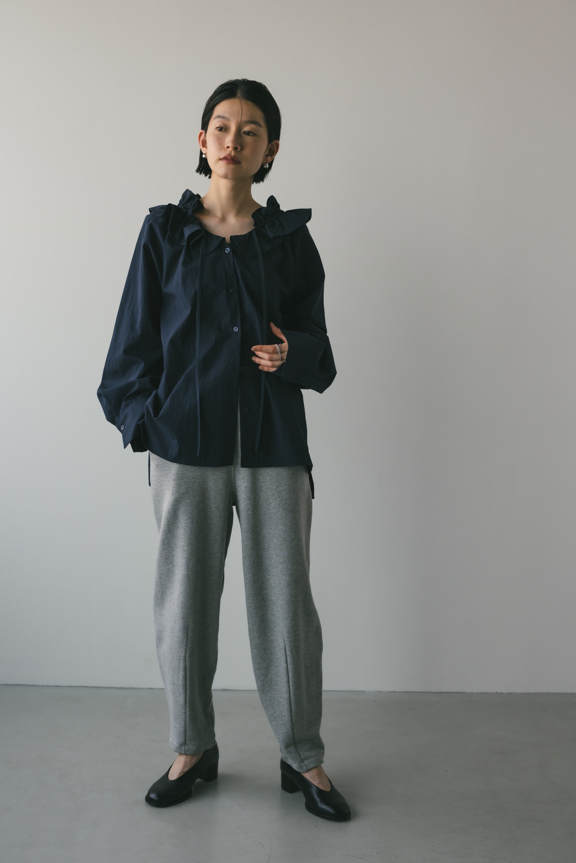 STYLEMIXER | フリルカラーブラウス (シャツ・ブラウス ) |SHEL'TTER