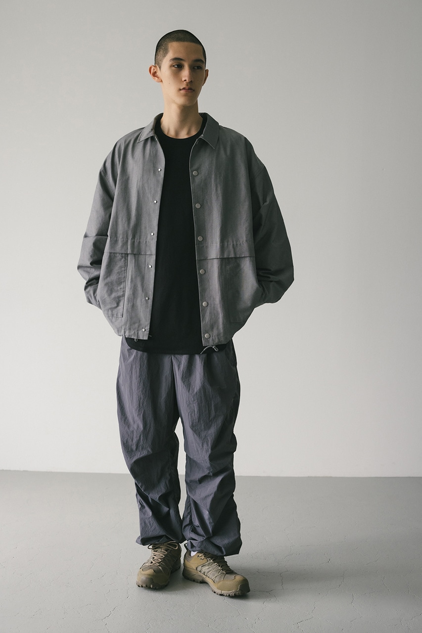 STYLEMIXER | サイドギャザーナイロンパンツ (パンツ ) |SHEL'TTER