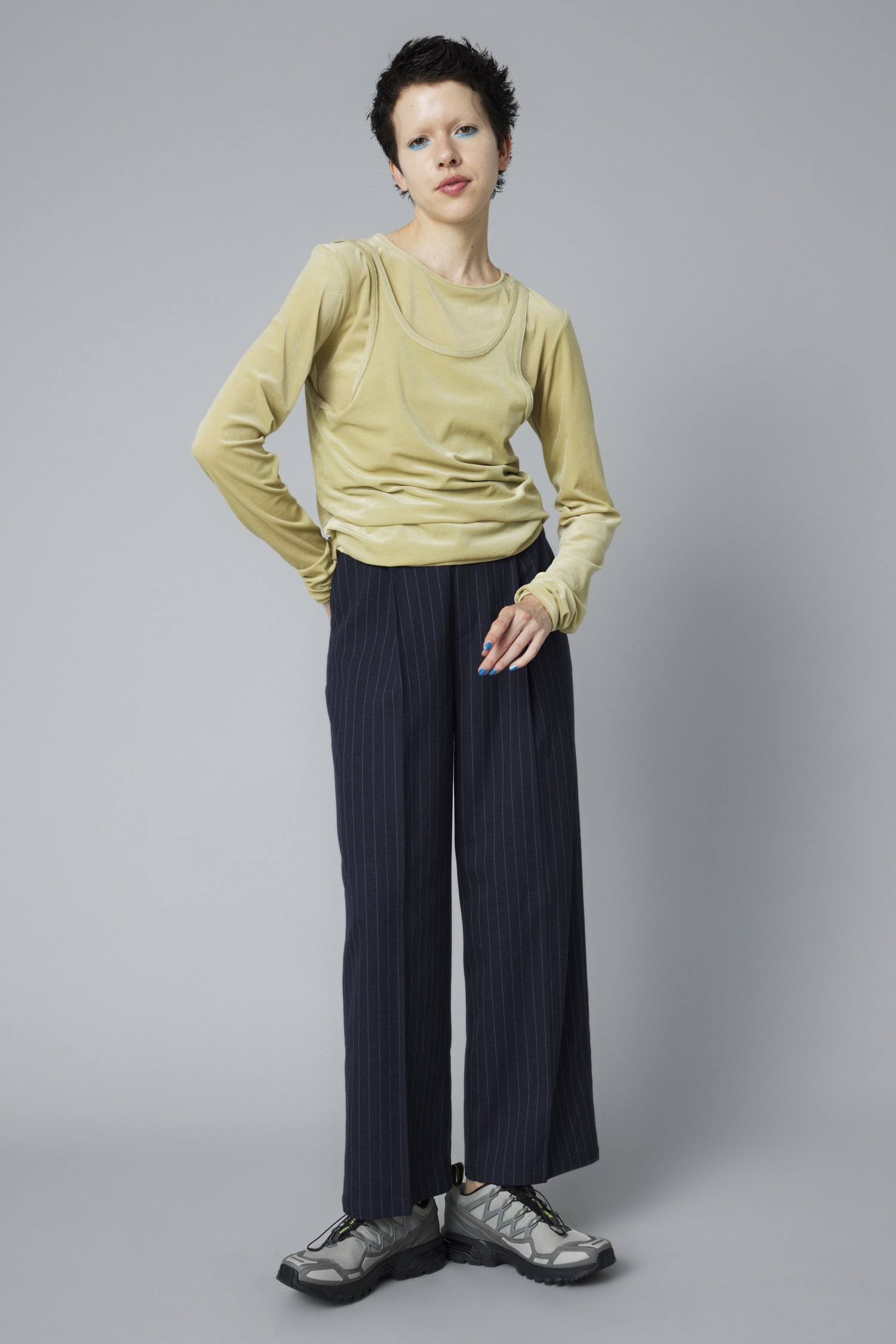 HeRIN.CYE | Velour tank top (タンクトップ ) |SHEL'TTER WEBSTORE