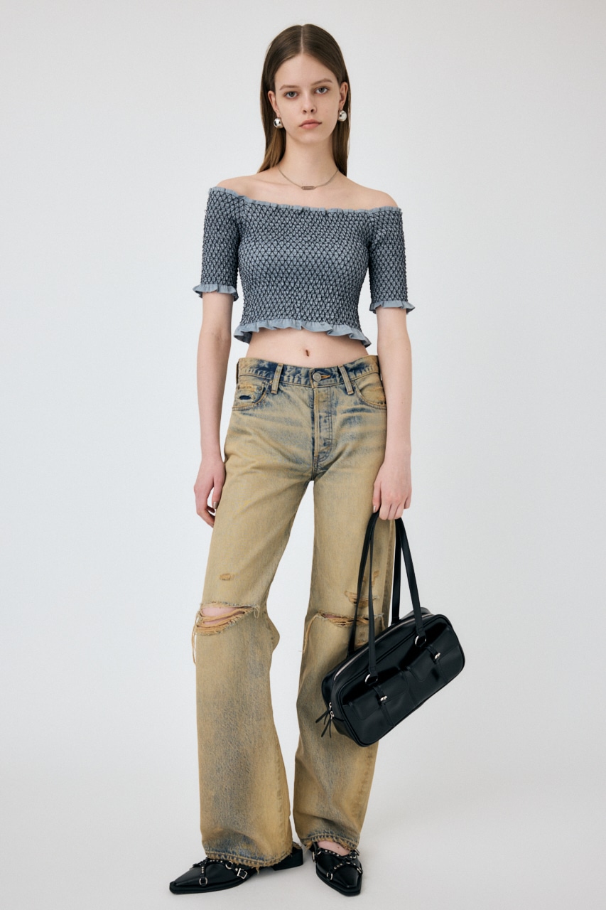 MOUSSY | WAVY オフショルダートップス (その他トップス ) |SHEL'TTER