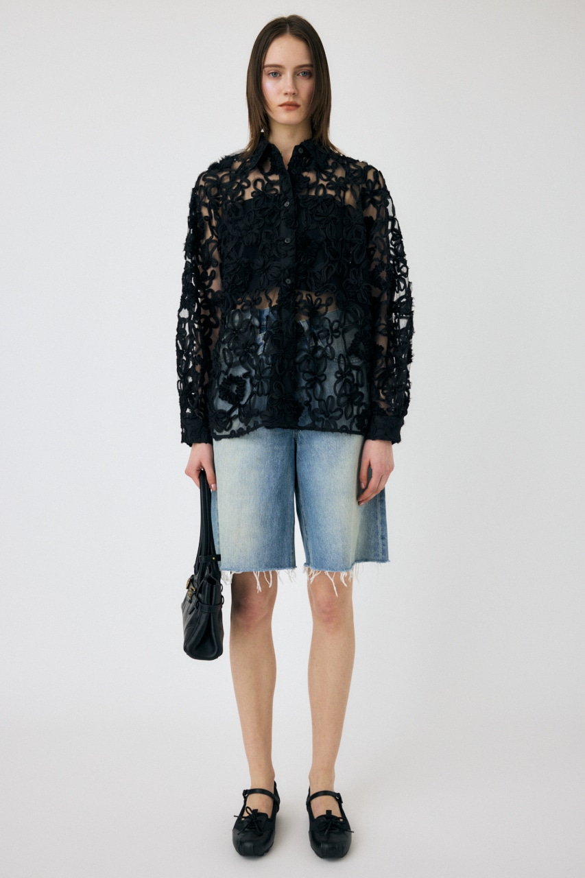 MOUSSY | RIBBON TULLE シャツ (シャツ・ブラウス ) |SHEL'TTER WEBSTORE