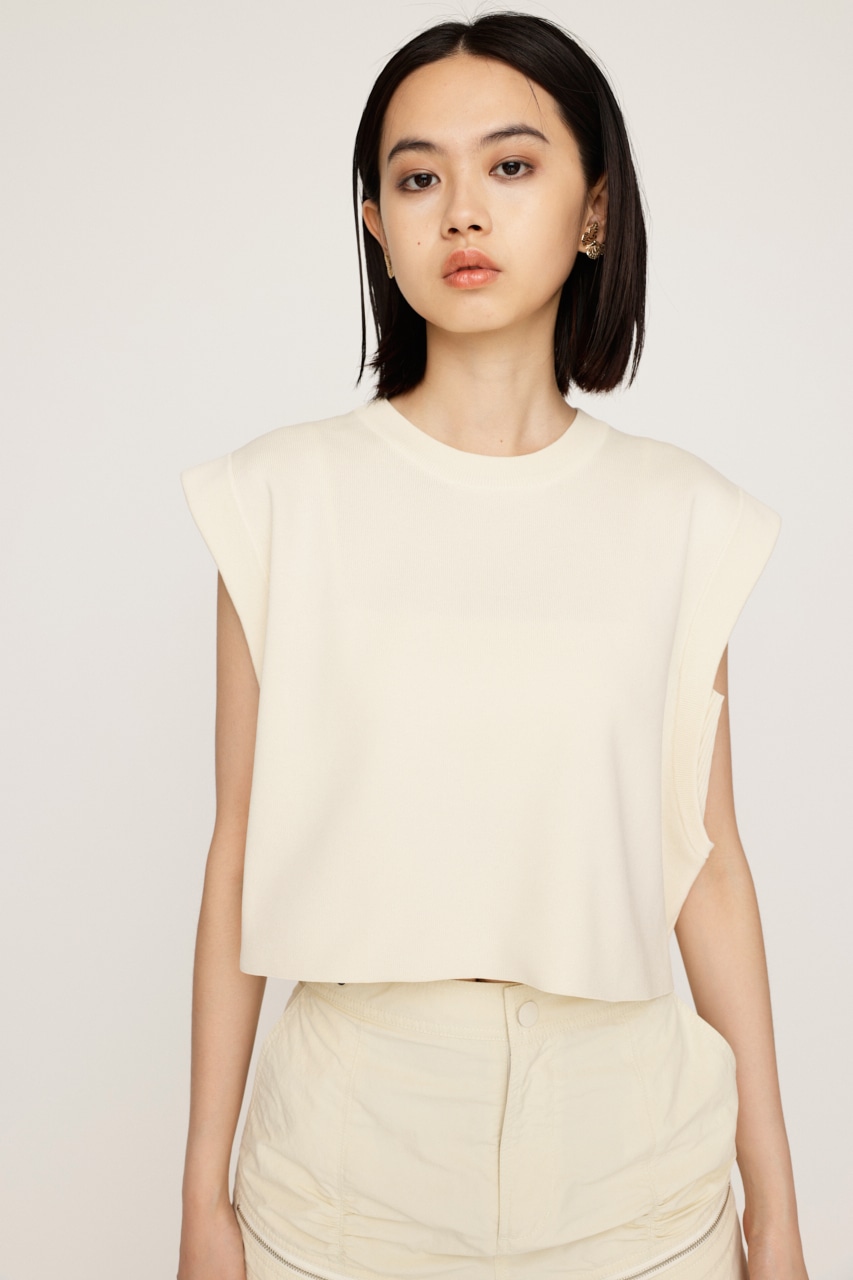 SLY | ROLL UP KNIT トップス (タンクトップ ) |SHEL'TTER WEBSTORE