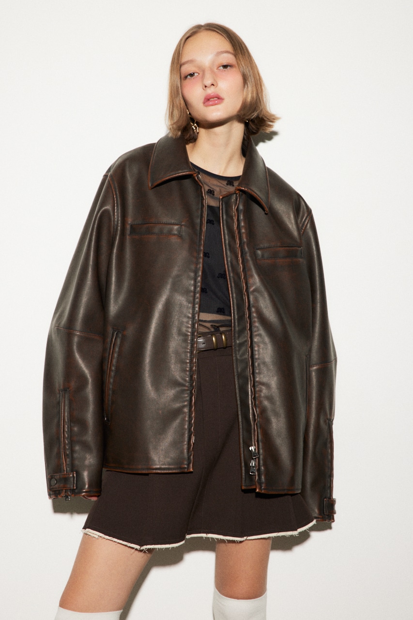 SLY | MICHIXSLY F／LEATHER ジャケット (ジャケット ) |SHEL'TTER