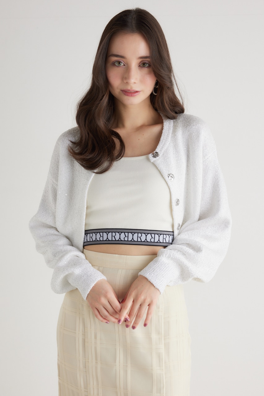 rienda | スパンコールKnit CD (カーディガン ) |SHEL'TTER WEBSTORE