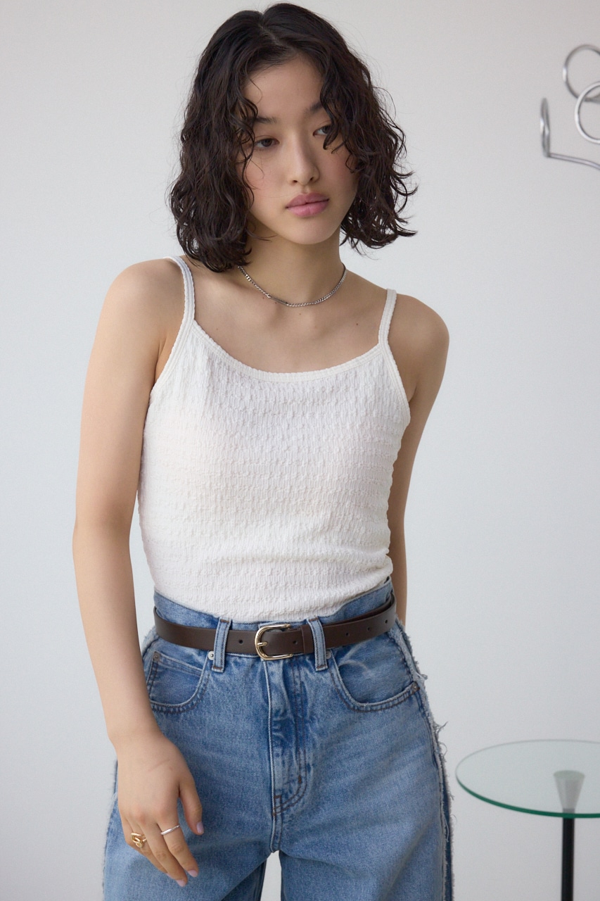 AZUL BY MOUSSY | ヘンケイリブキャミソール (キャミソール ) |SHEL