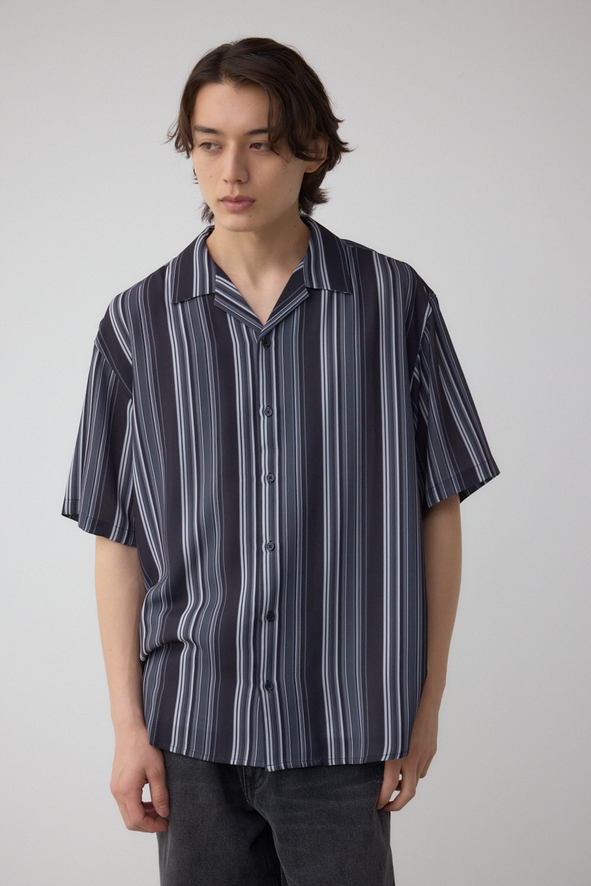 AZUL BY MOUSSY | マルチストライプシャツ (シャツ・ブラウス ) |SHEL