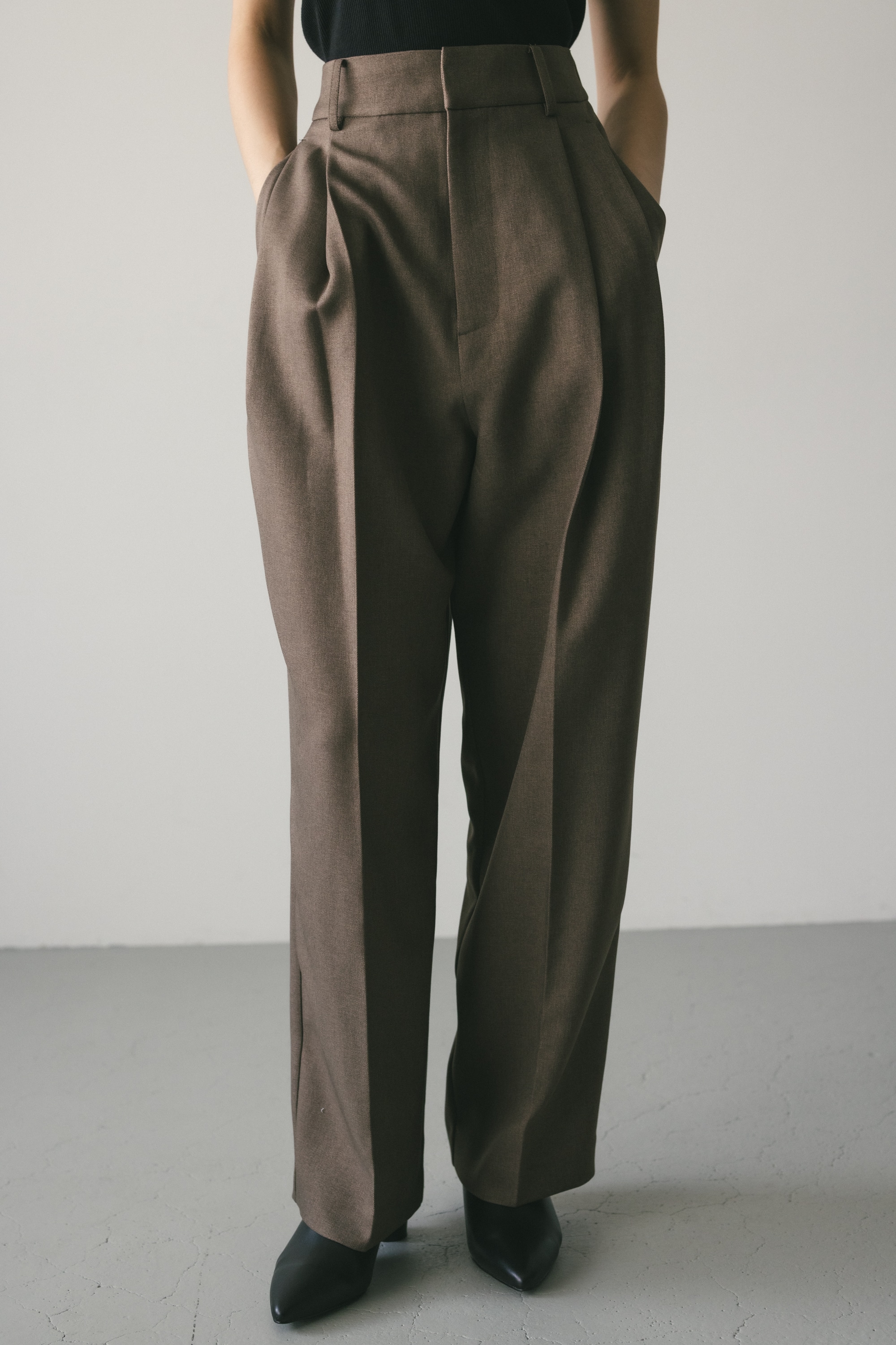 STYLEMIXER | センタープレス2タックパンツ (パンツ ) |SHEL'TTER WEBSTORE