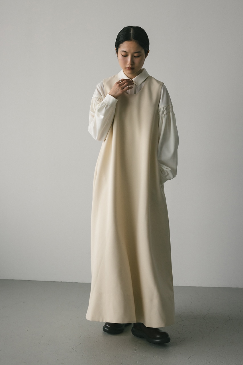 STYLEMIXER | Uネックフレアワンピース (ワンピース(ロング） ) |SHEL