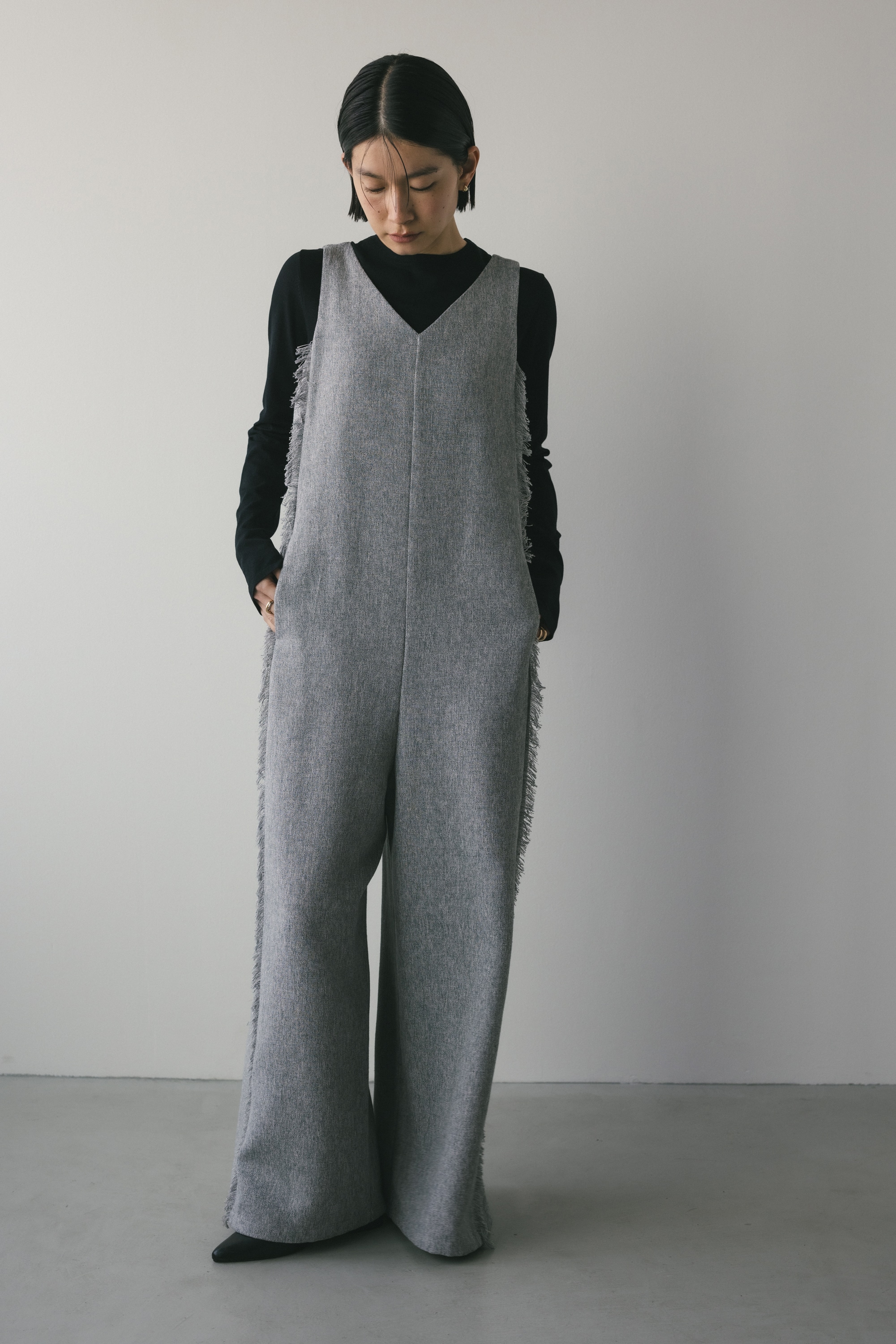 STYLEMIXER | フリンジサロペット (オールインワン ) |SHEL'TTER WEBSTORE